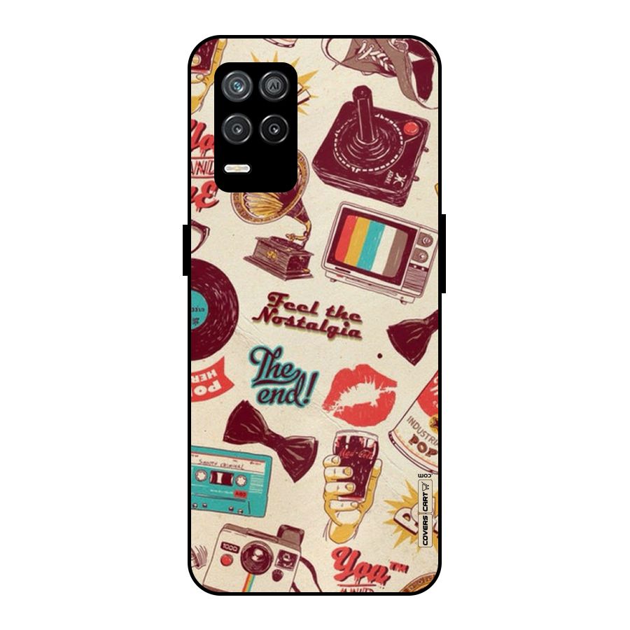 Feel The Nostalgia Metal Back Case for Realme 8 5G