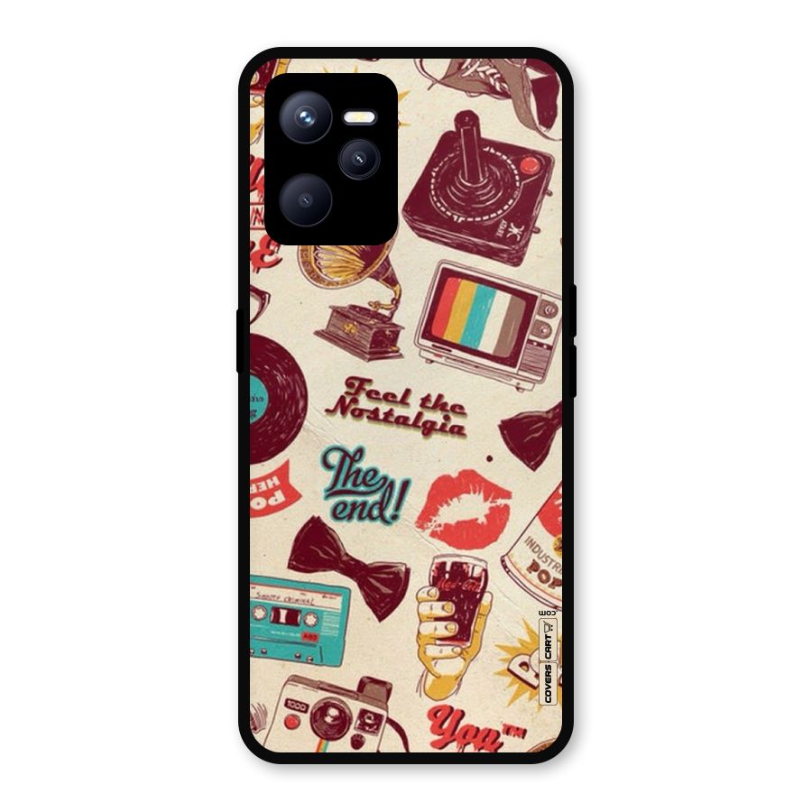 Feel The Nostalgia Metal Back Case for Realme C35
