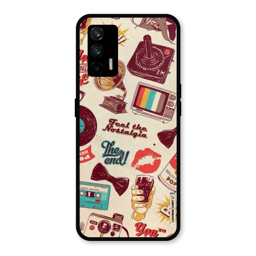 Feel The Nostalgia Metal Back Case for Realme GT 5G