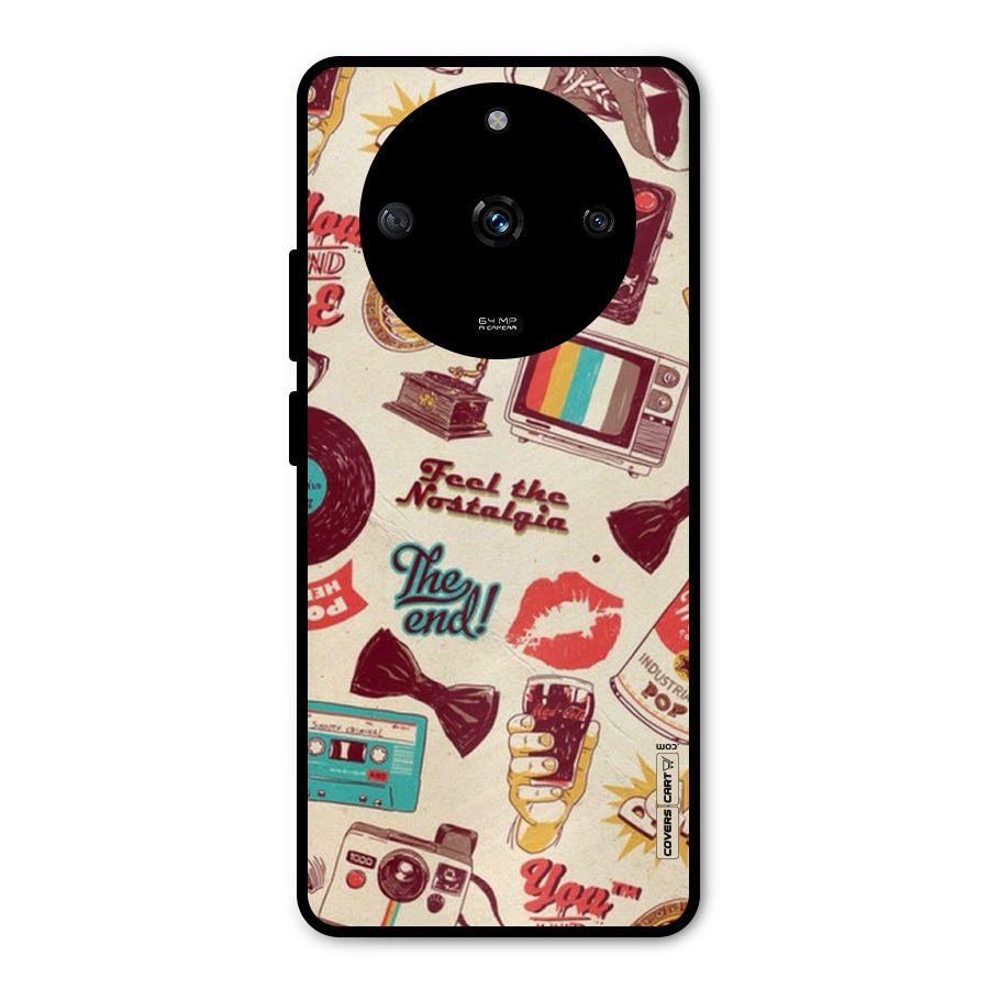 Feel The Nostalgia Metal Back Case for Realme Narzo 60 5G