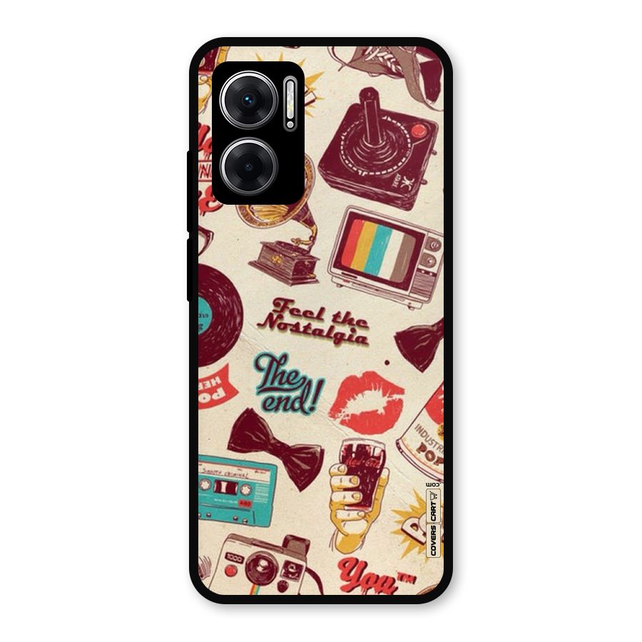 Feel The Nostalgia Metal Back Case for Redmi 11 Prime 5G
