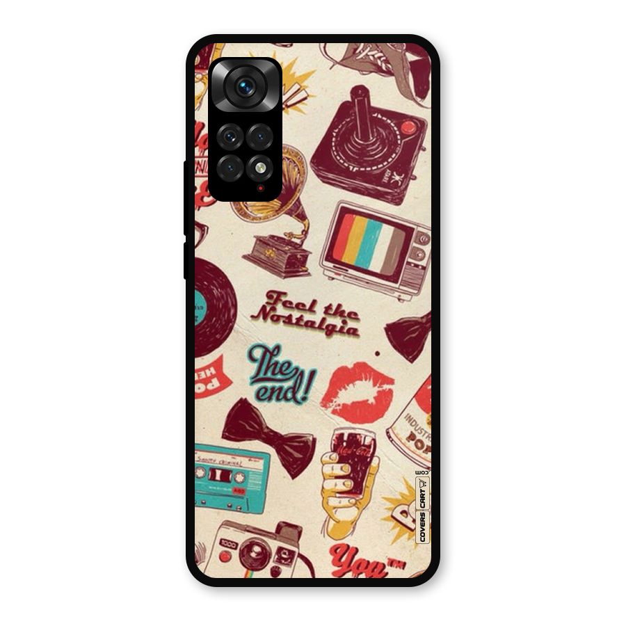 Feel The Nostalgia Metal Back Case for Redmi Note 11
