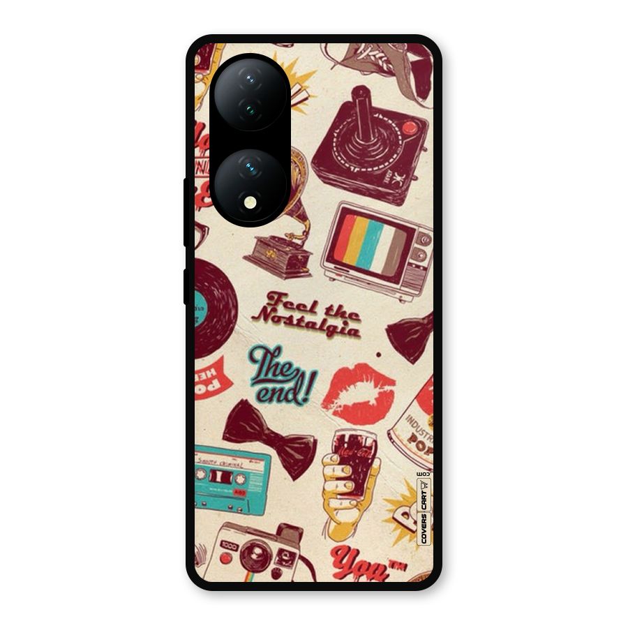 Feel The Nostalgia Metal Back Case for Vivo T2