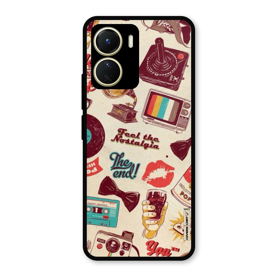 Feel The Nostalgia Metal Back Case for Vivo T2x