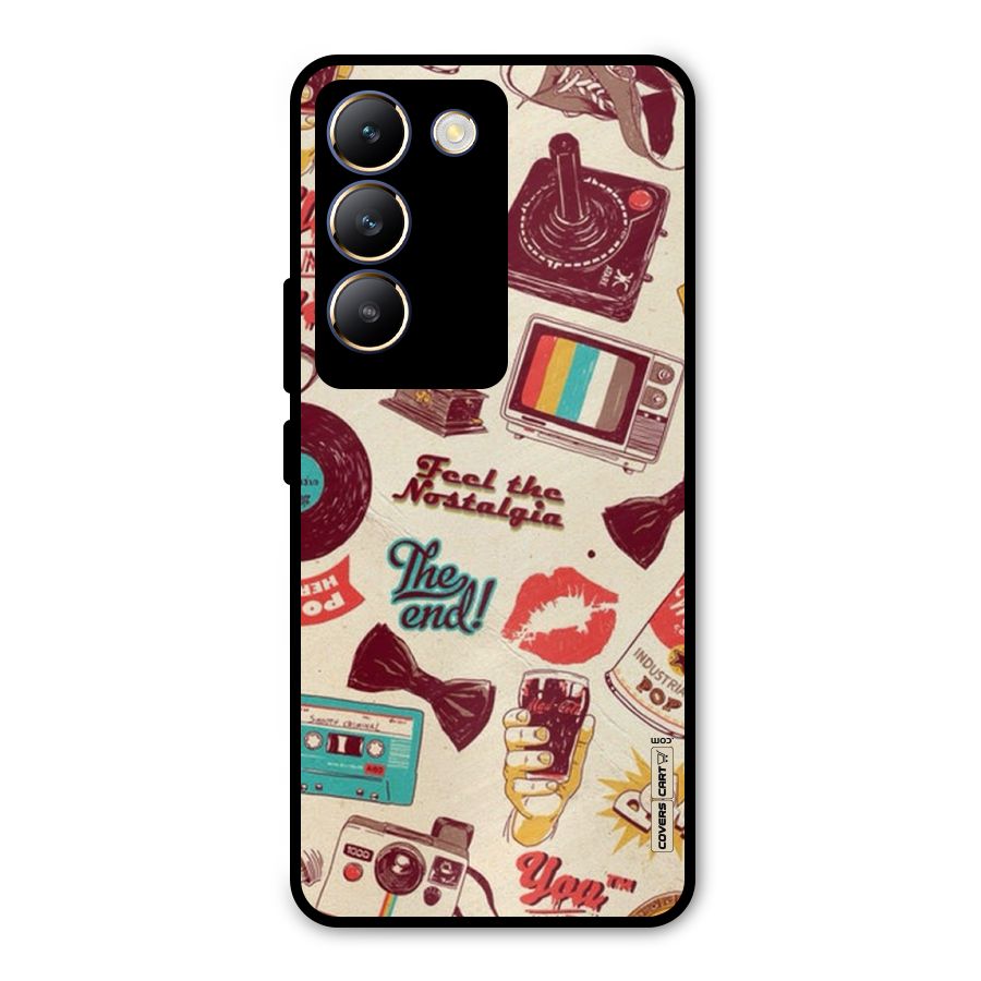 Feel The Nostalgia Metal Back Case for Vivo T3 5G