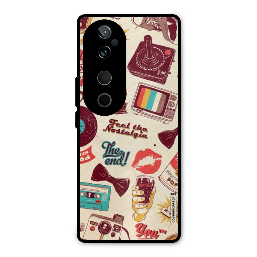 Feel The Nostalgia Metal Back Case for Vivo T3 Ultra
