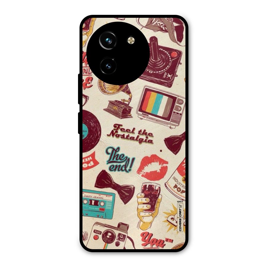 Feel The Nostalgia Metal Back Case for Vivo T3x