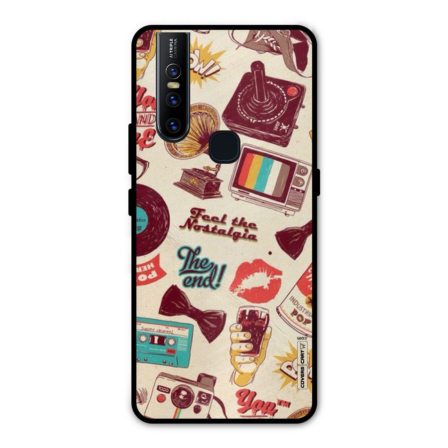 Feel The Nostalgia Metal Back Case for Vivo V15