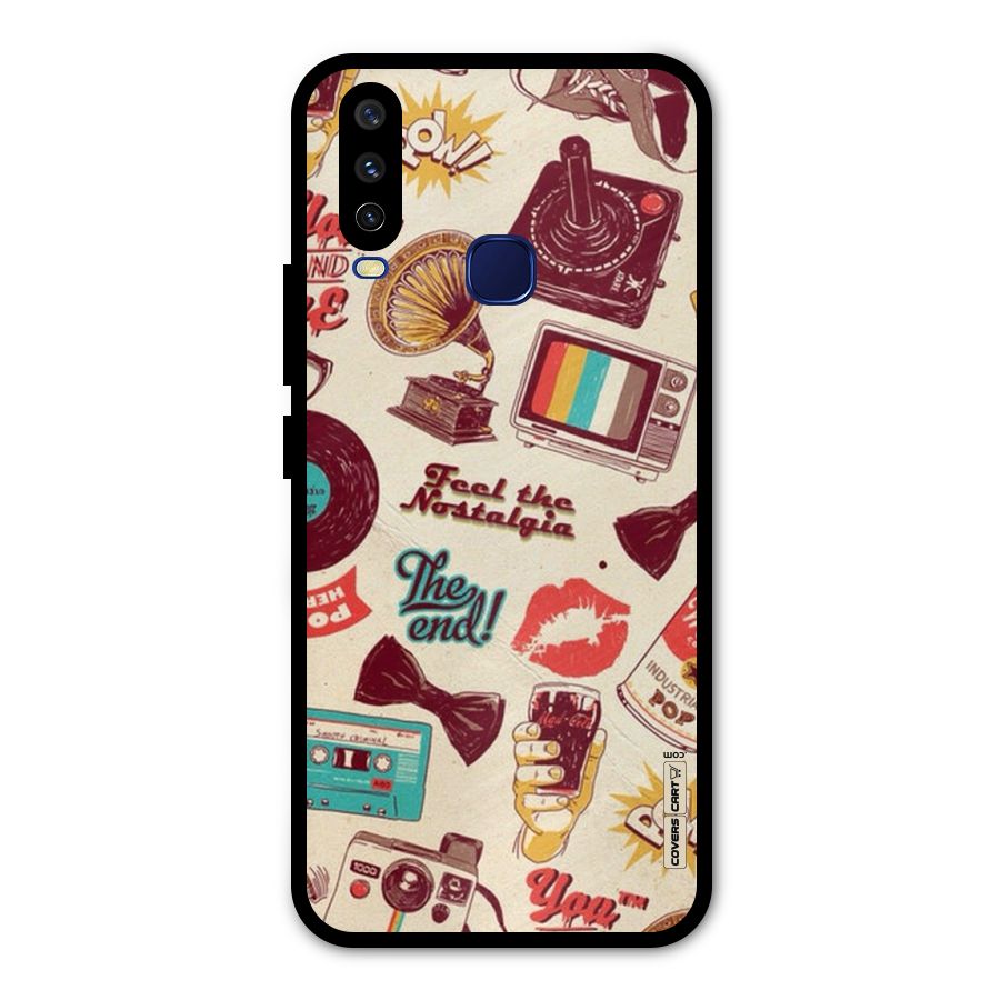 Feel The Nostalgia Metal Back Case for Vivo V17