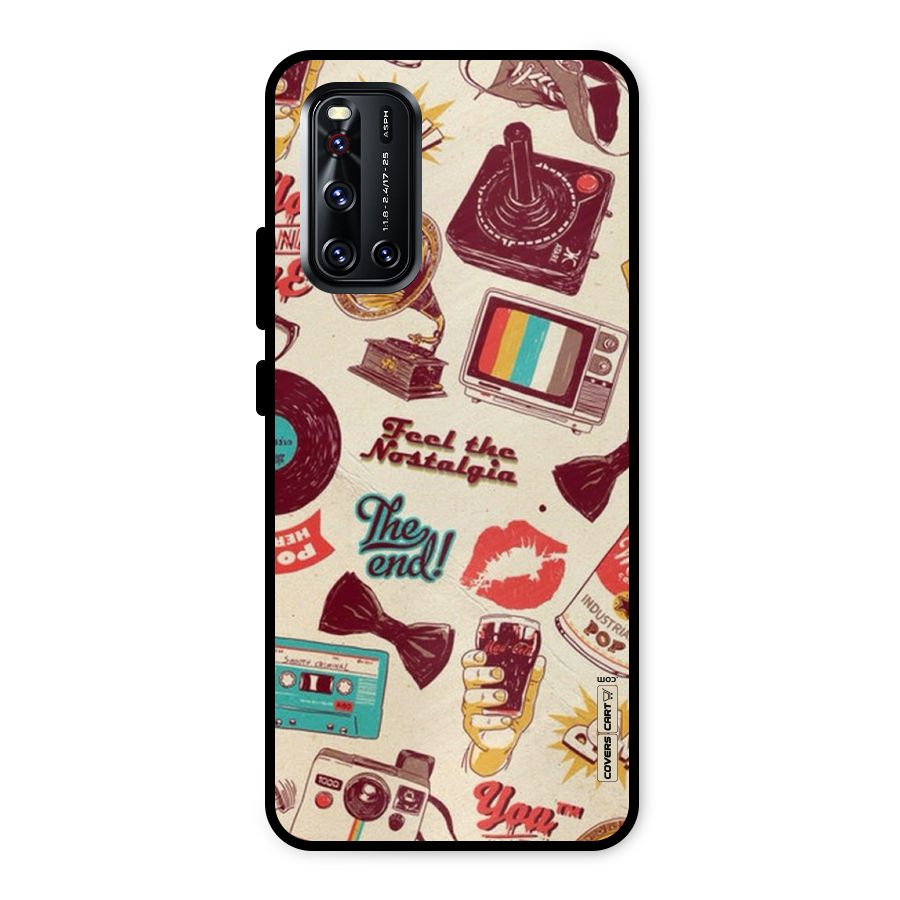 Feel The Nostalgia Metal Back Case for Vivo V19