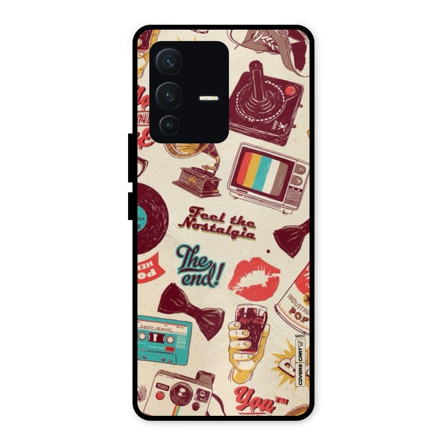Feel The Nostalgia Metal Back Case for Vivo V23 5G
