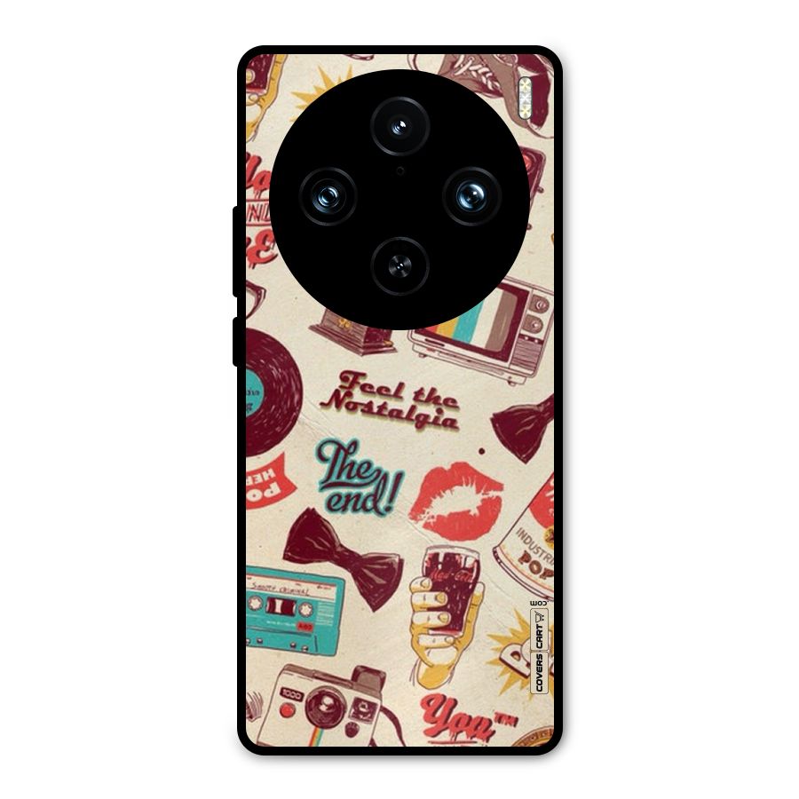 Feel The Nostalgia Metal Back Case for Vivo X100 Pro