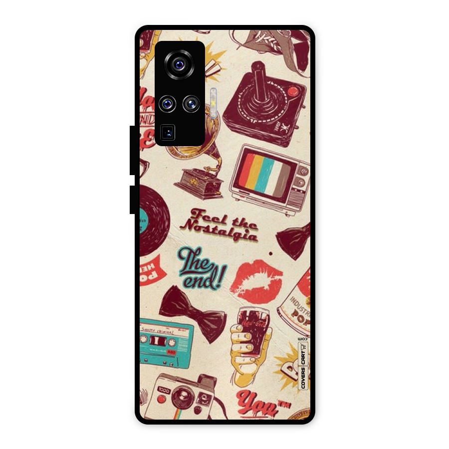 Feel The Nostalgia Metal Back Case for Vivo X50 Pro