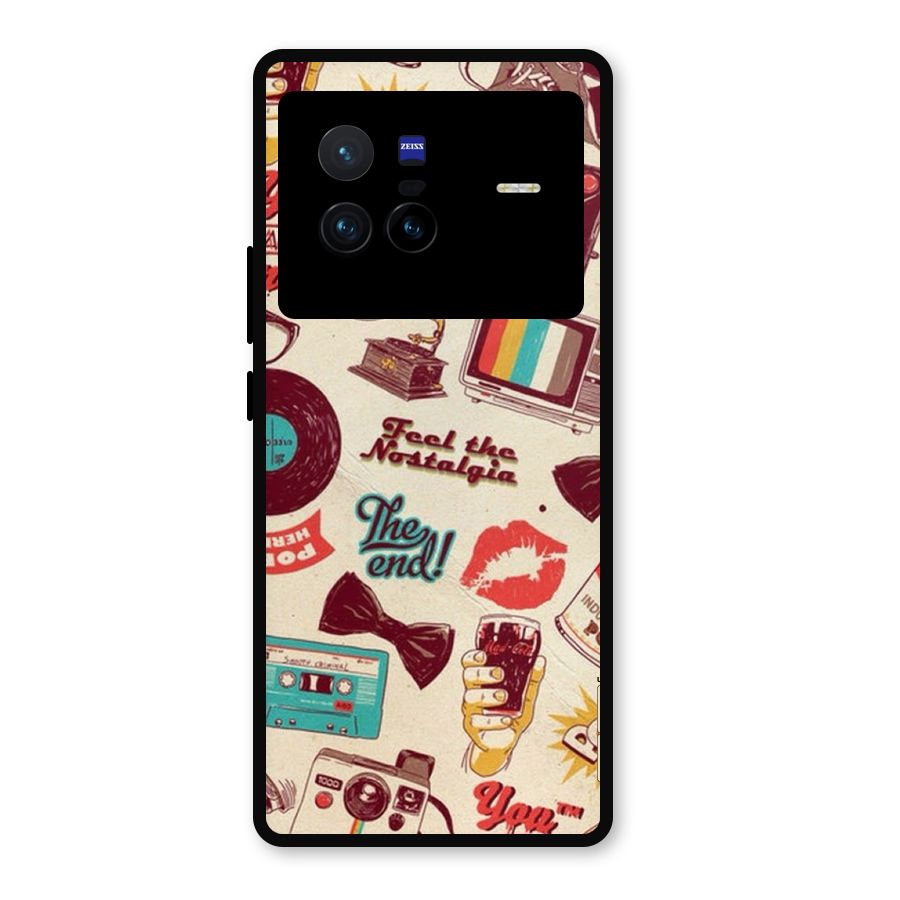 Feel The Nostalgia Metal Back Case for Vivo X80