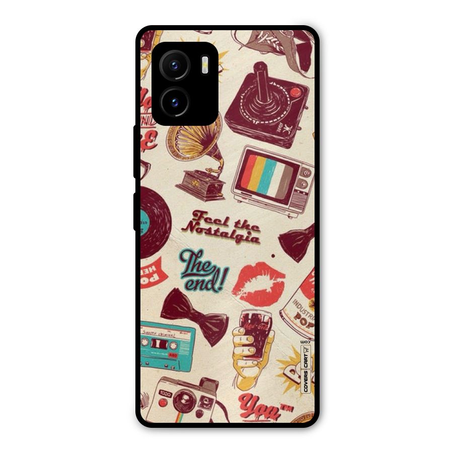 Feel The Nostalgia Metal Back Case for Vivo Y15s
