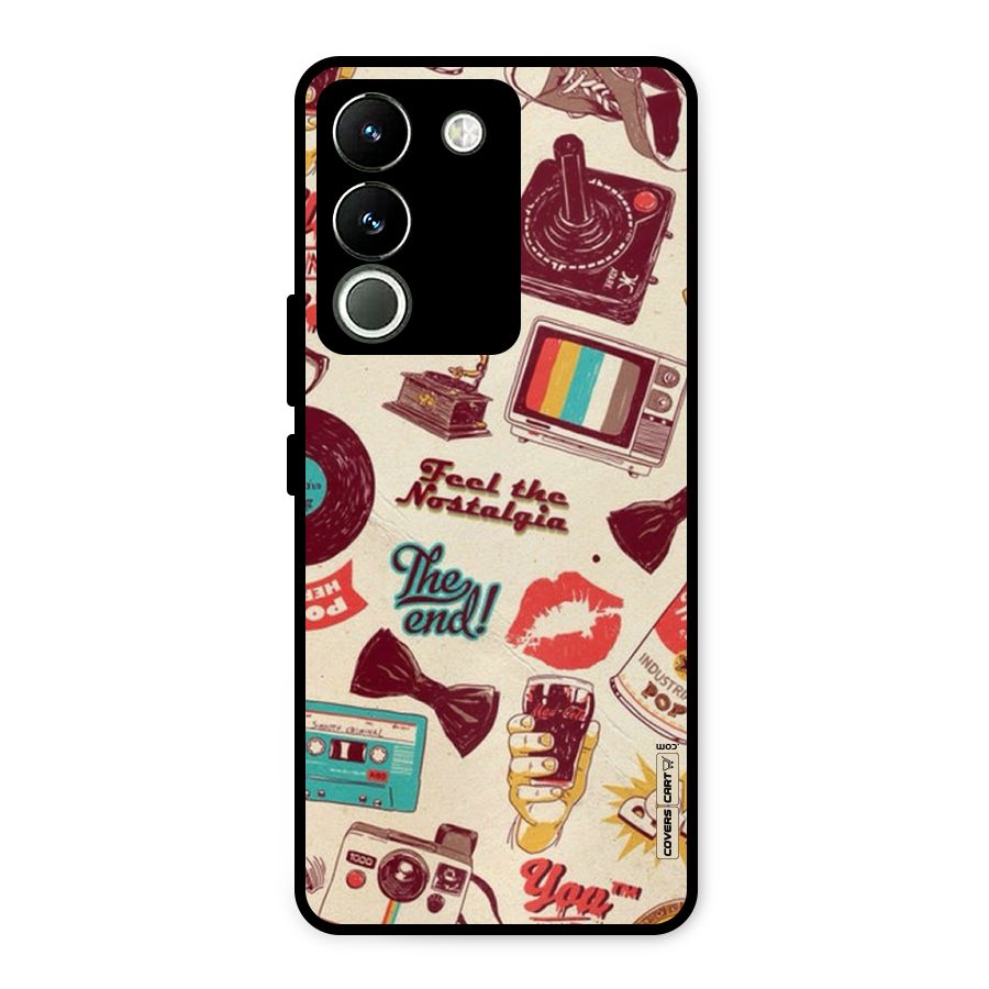 Feel The Nostalgia Metal Back Case for Vivo Y200