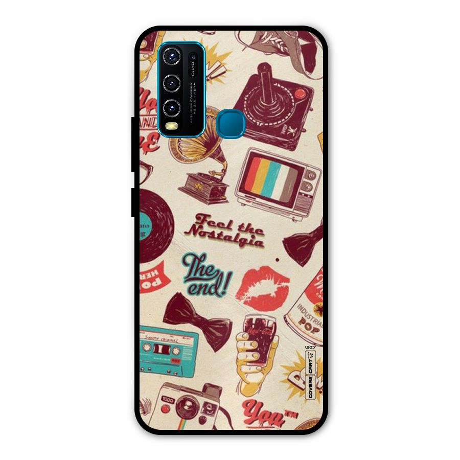 Feel The Nostalgia Metal Back Case for Vivo Y30
