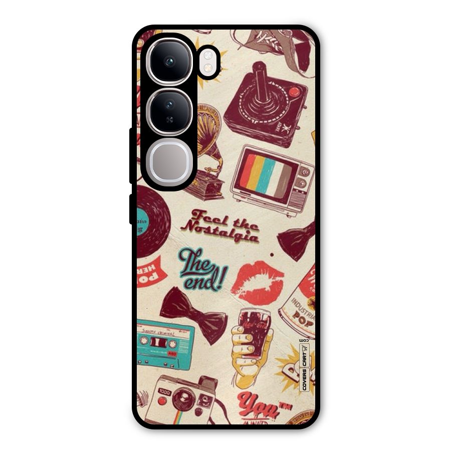 Feel The Nostalgia Metal Back Case for Vivo Y300