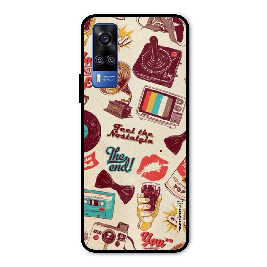 Feel The Nostalgia Metal Back Case for Vivo Y31