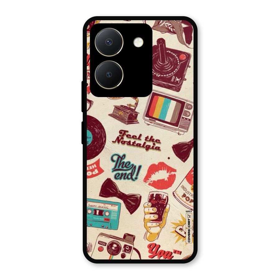 Feel The Nostalgia Metal Back Case for Vivo Y36