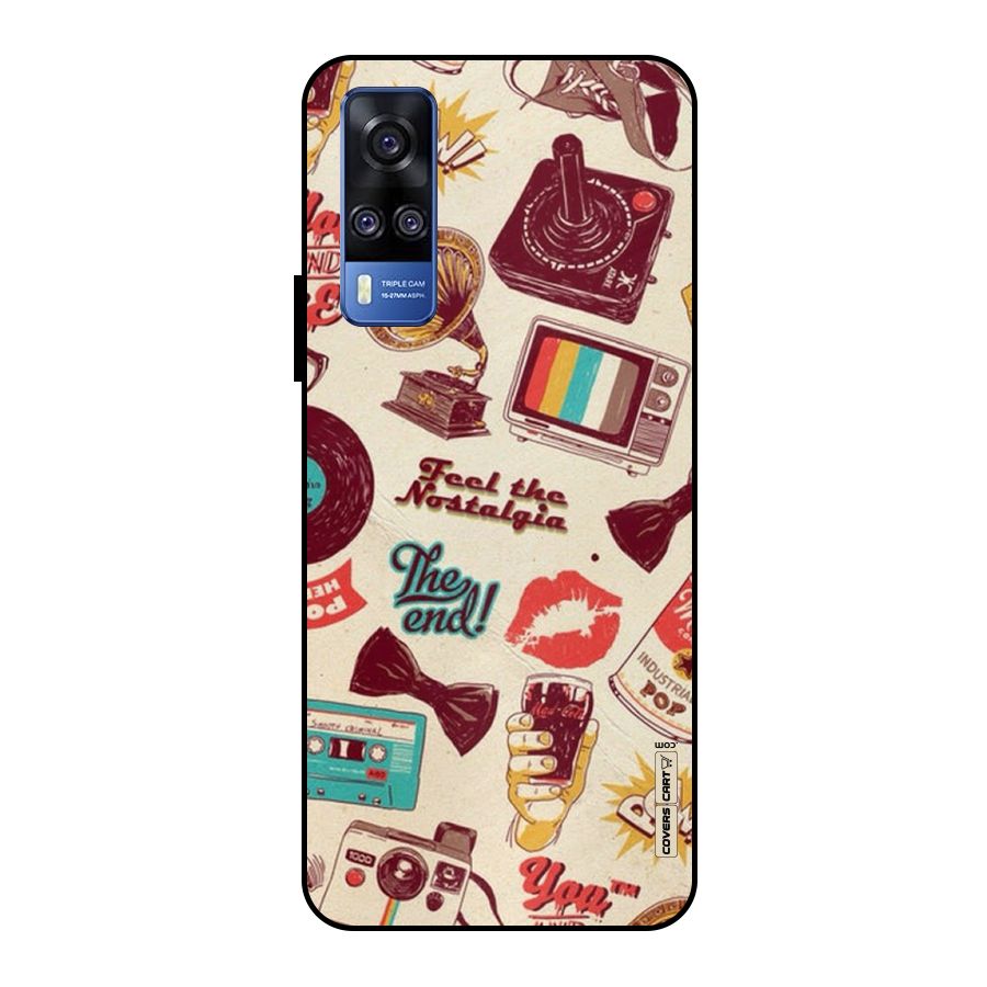 Feel The Nostalgia Metal Back Case for Vivo Y51