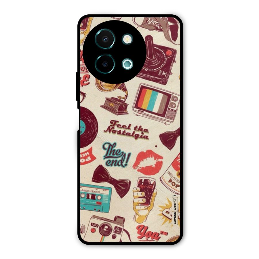 Feel The Nostalgia Metal Back Case for Vivo Y58