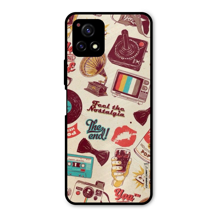 Feel The Nostalgia Metal Back Case for Vivo Y72 5G