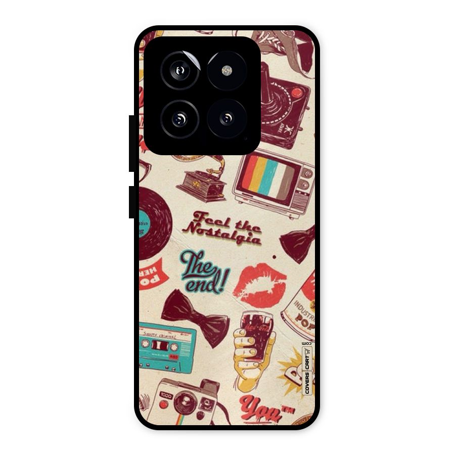 Feel The Nostalgia Metal Back Case for Xiaomi 14