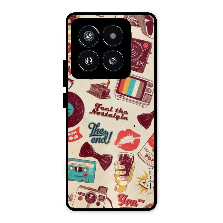 Feel The Nostalgia Metal Back Case for Xiaomi 14 Pro