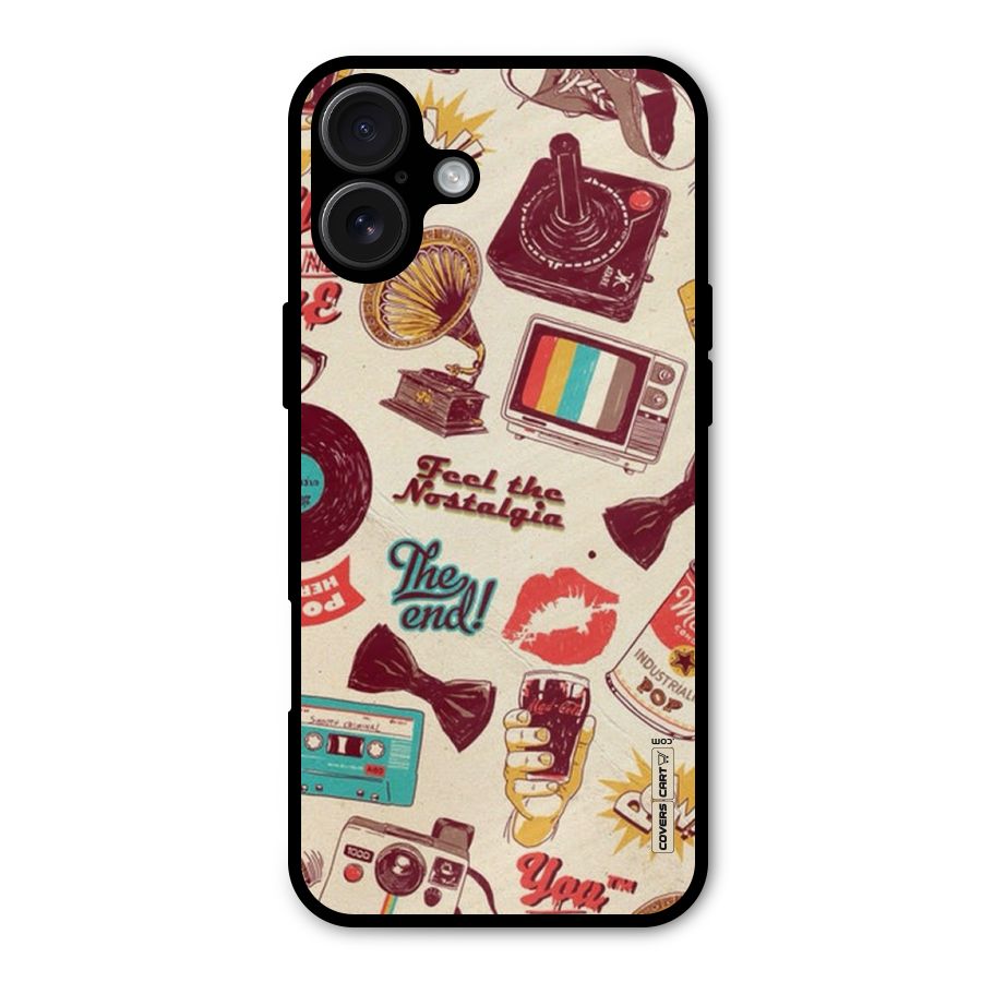 Feel The Nostalgia Metal Back Case for iPhone 16 Plus