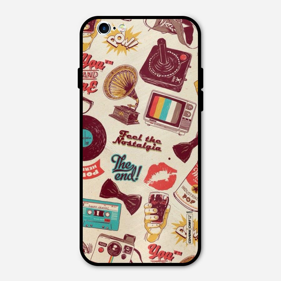 Feel The Nostalgia Metal Back Case for iPhone 6 6s