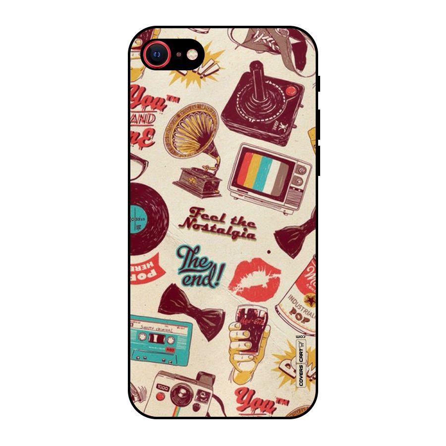 Feel The Nostalgia Metal Back Case for iPhone 7