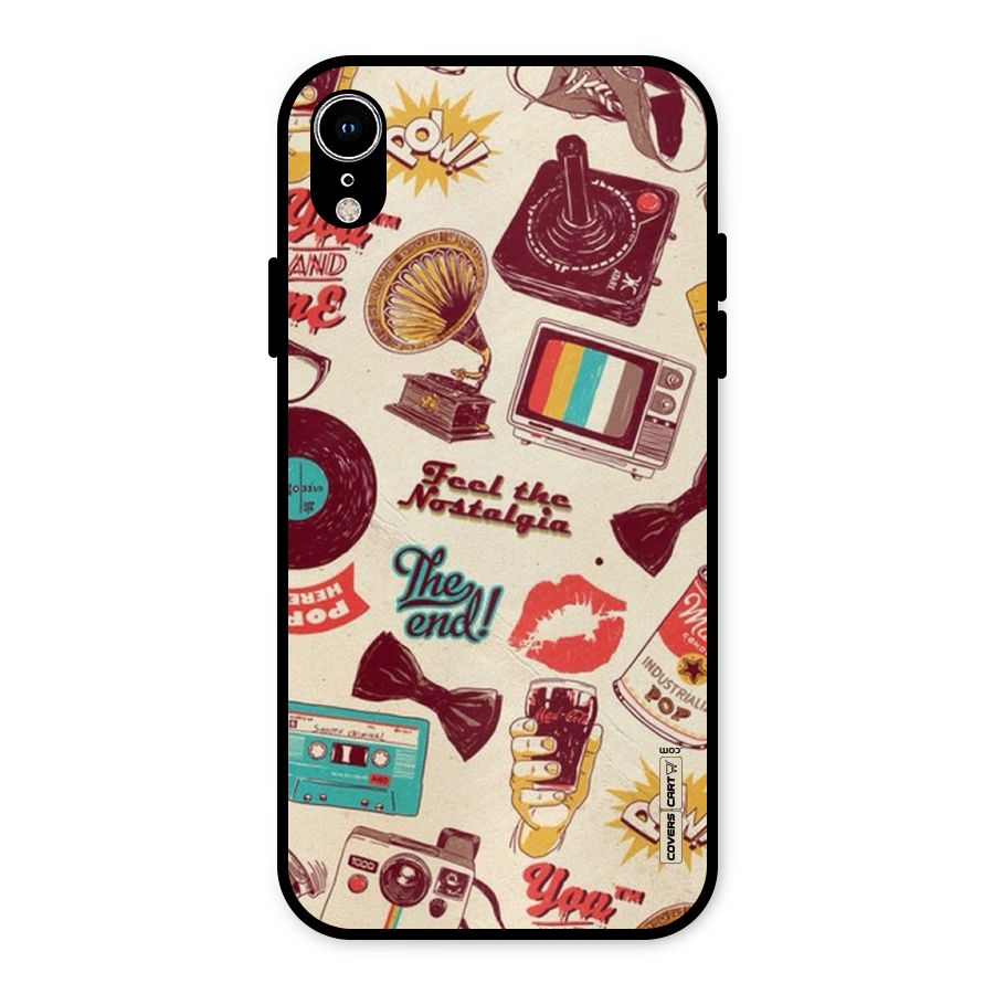 Feel The Nostalgia Metal Back Case for iPhone XR