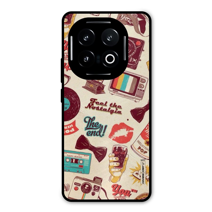 Feel The Nostalgia Metal Back Case for iQOO 13