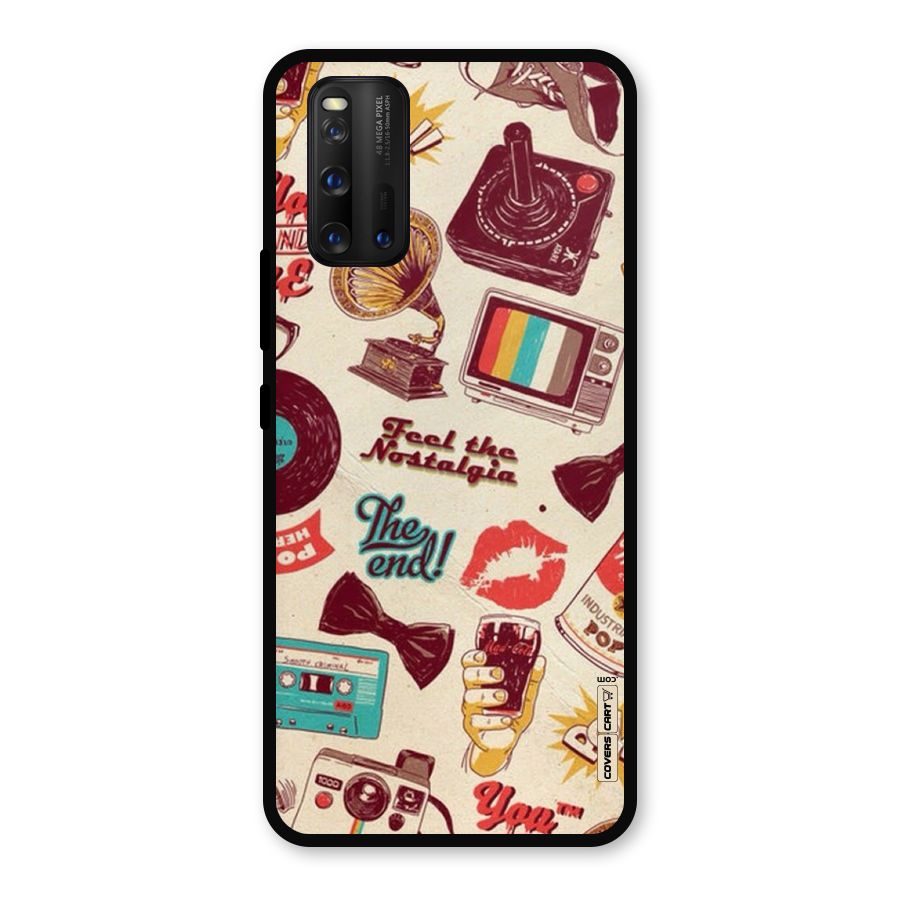 Feel The Nostalgia Metal Back Case for iQOO 3