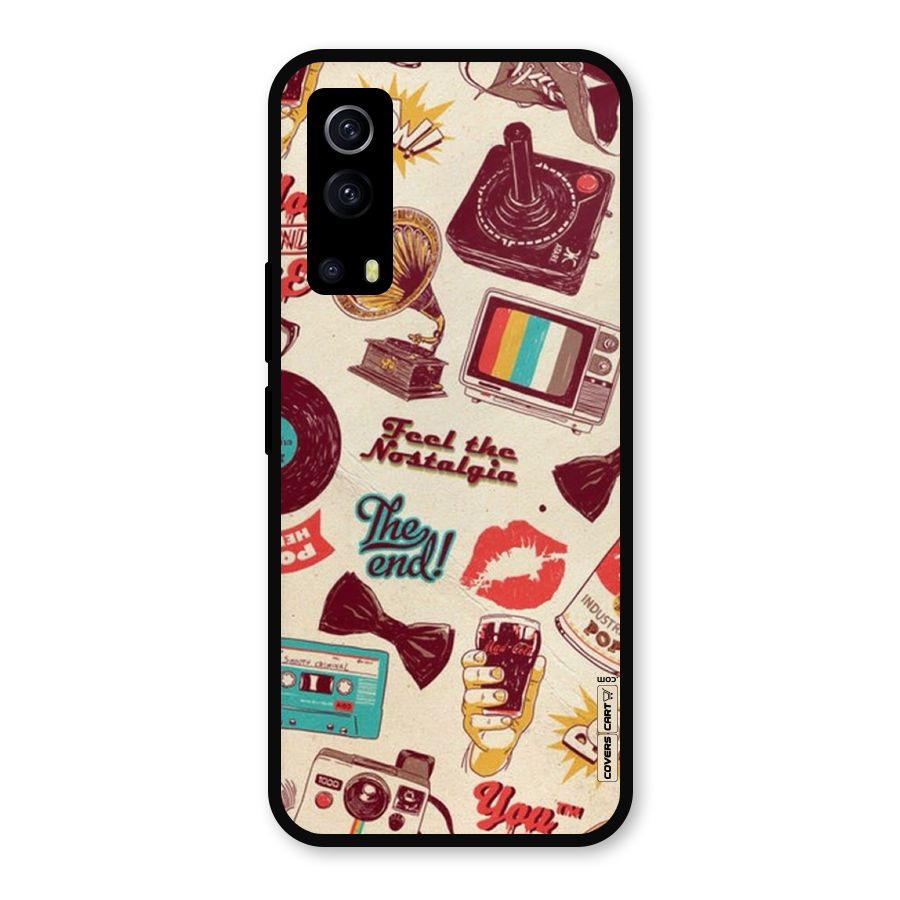 Feel The Nostalgia Metal Back Case for iQOO Z3