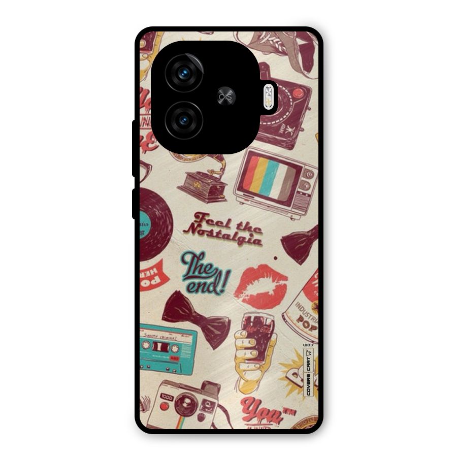 Feel The Nostalgia Metal Back Case for iQOO Z9 Turbo