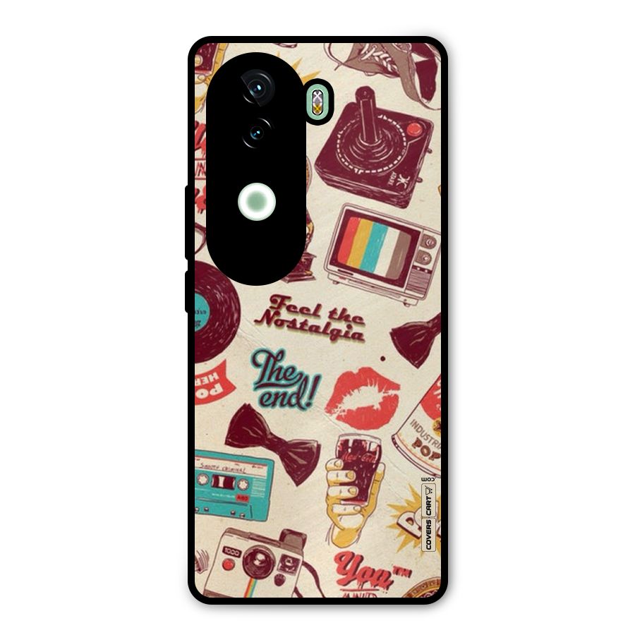 Feel The Nostalgia Metal Back Case for iQOO Z9s