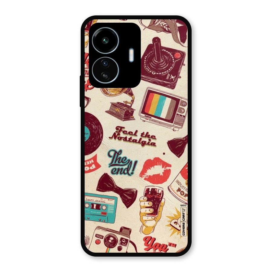 Feel The Nostalgia Metal Back Case for vivo iQOO Z6 Lite 5G