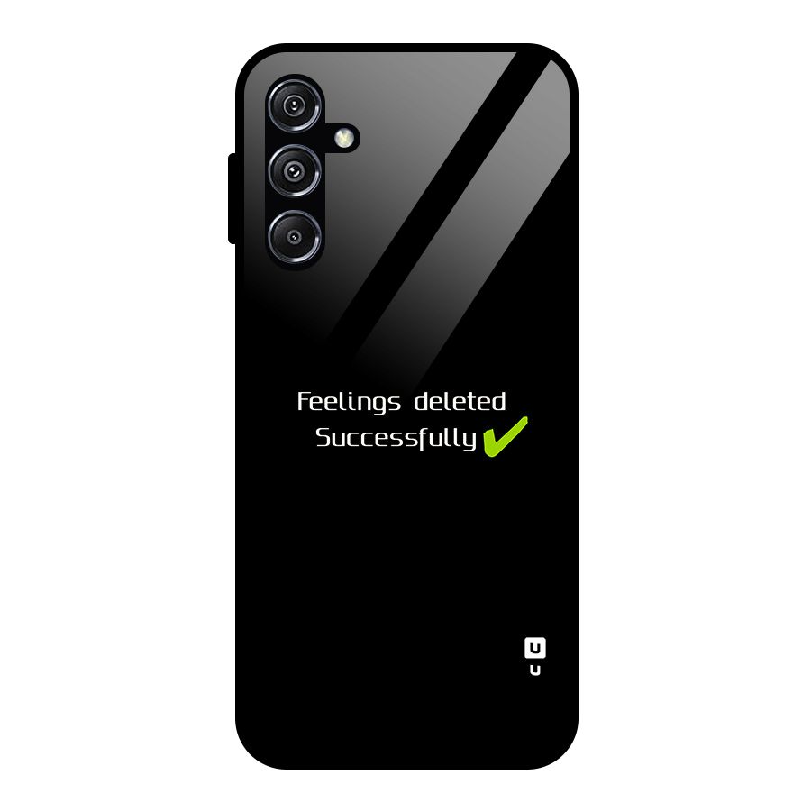 Feelings Deleted Glass Back Case for Galaxy M34 5G