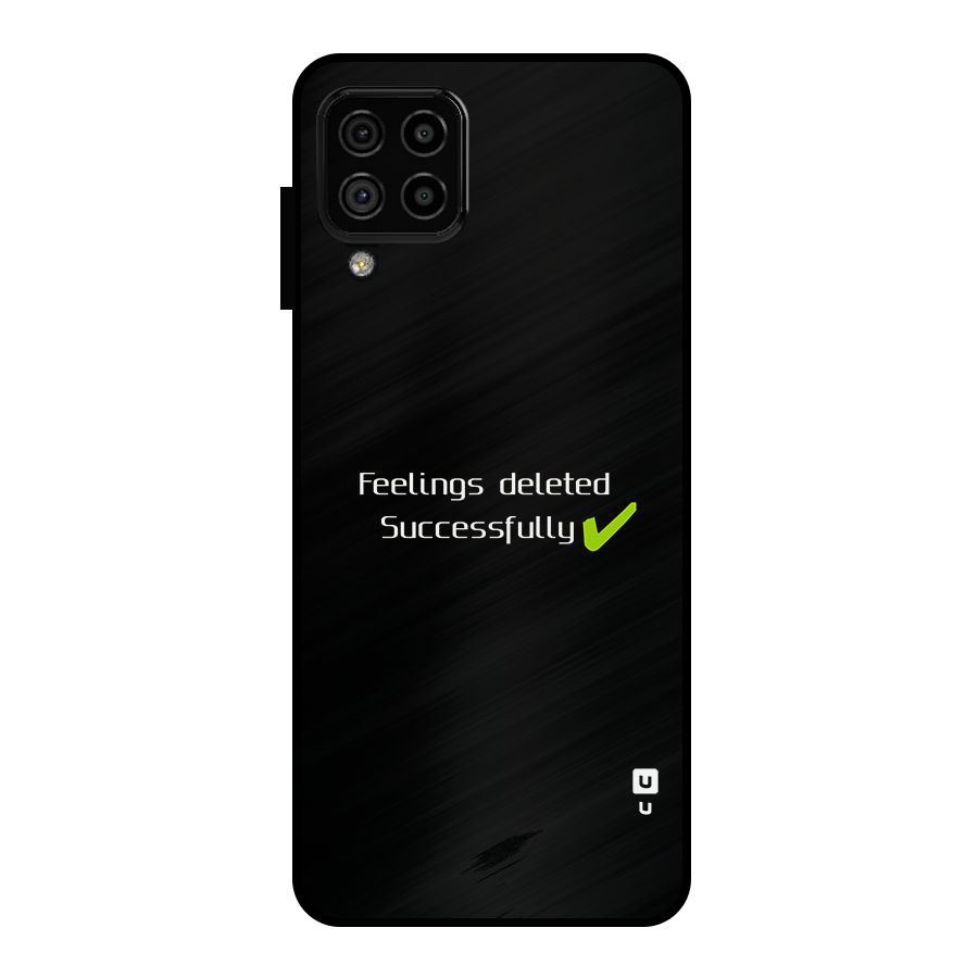 Feelings Deleted Metal Back Case for Galaxy A22 4G