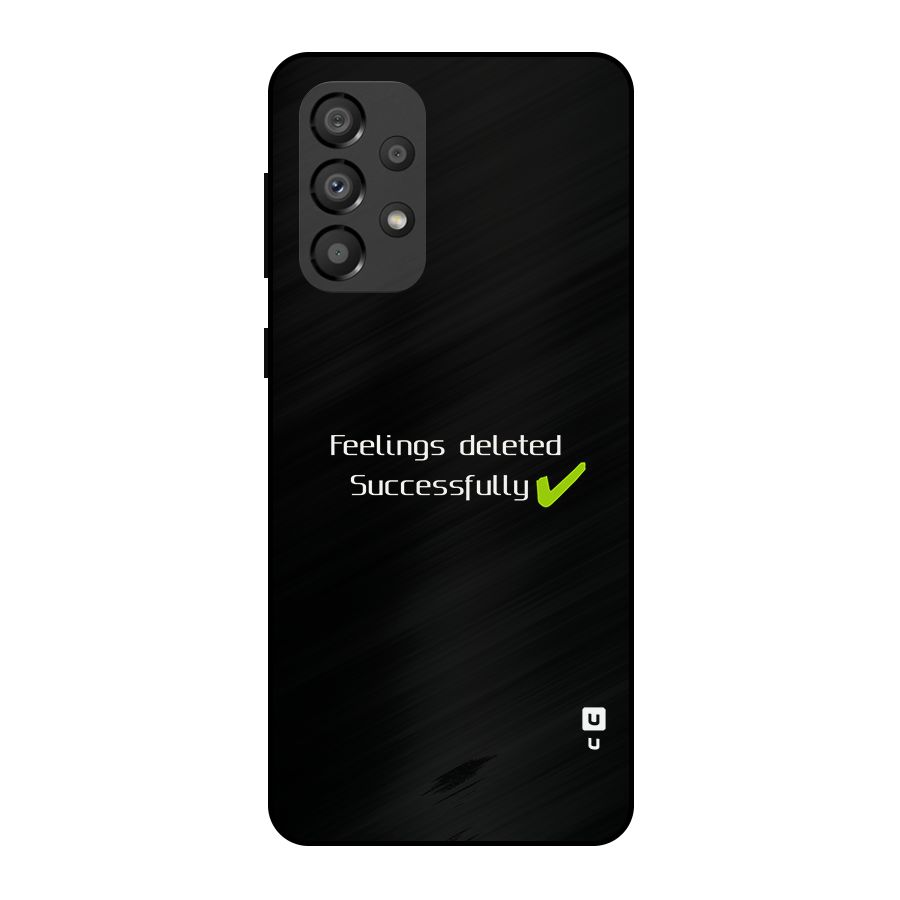 Feelings Deleted Metal Back Case for Galaxy A33 5G
