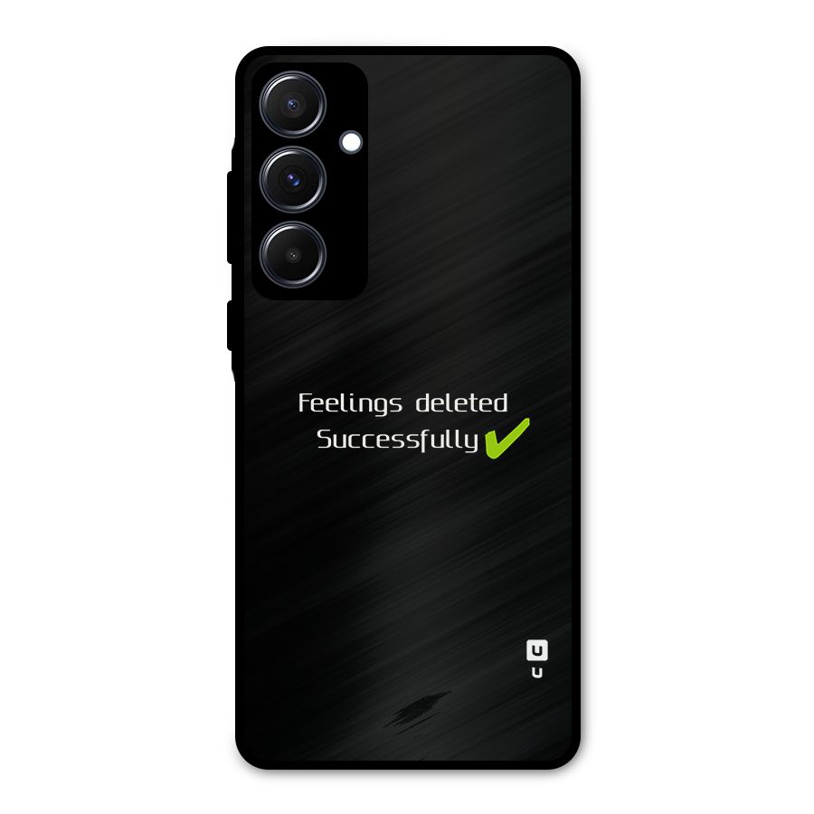 Feelings Deleted Metal Back Case for Galaxy A55