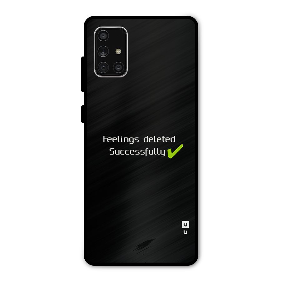 Feelings Deleted Metal Back Case for Galaxy A71