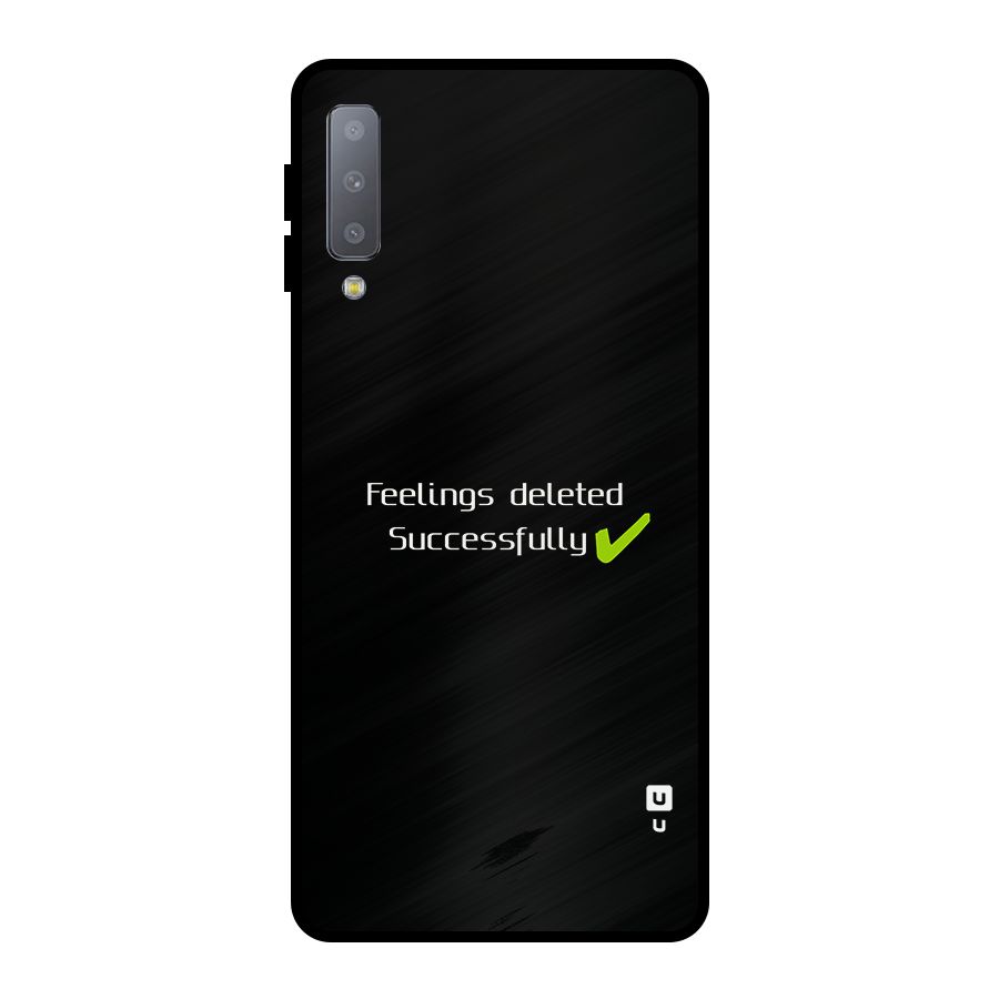 Feelings Deleted Metal Back Case for Galaxy A7 (2018)
