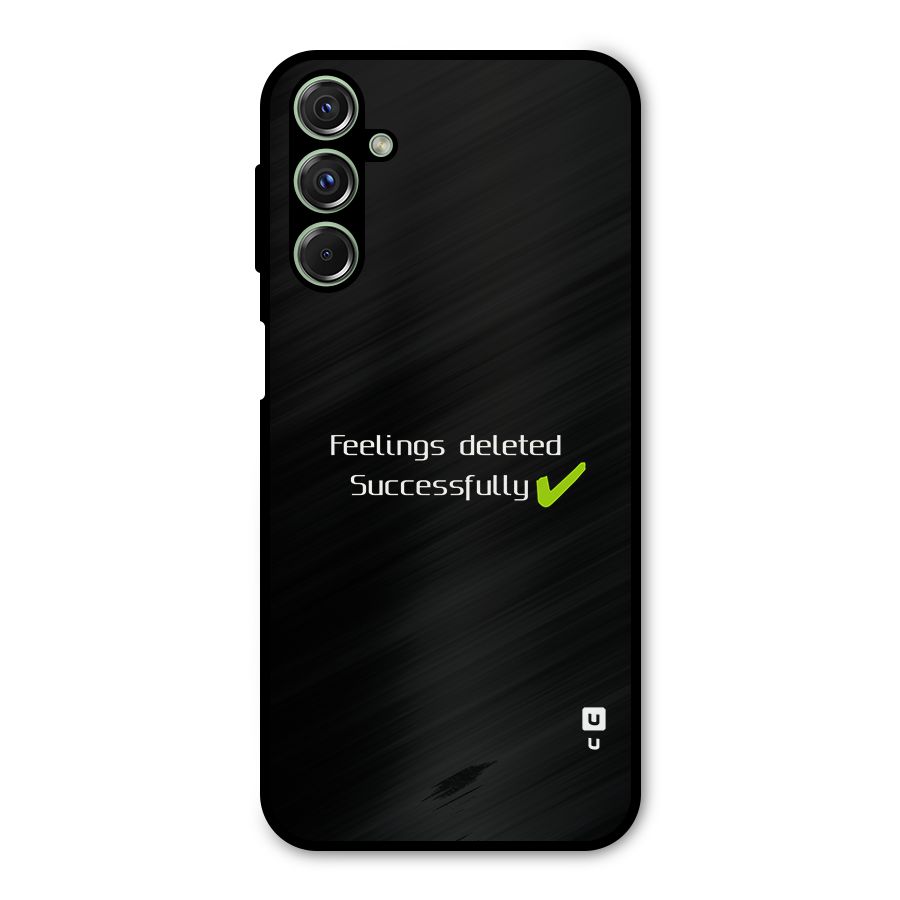 Feelings Deleted Metal Back Case for Galaxy F34