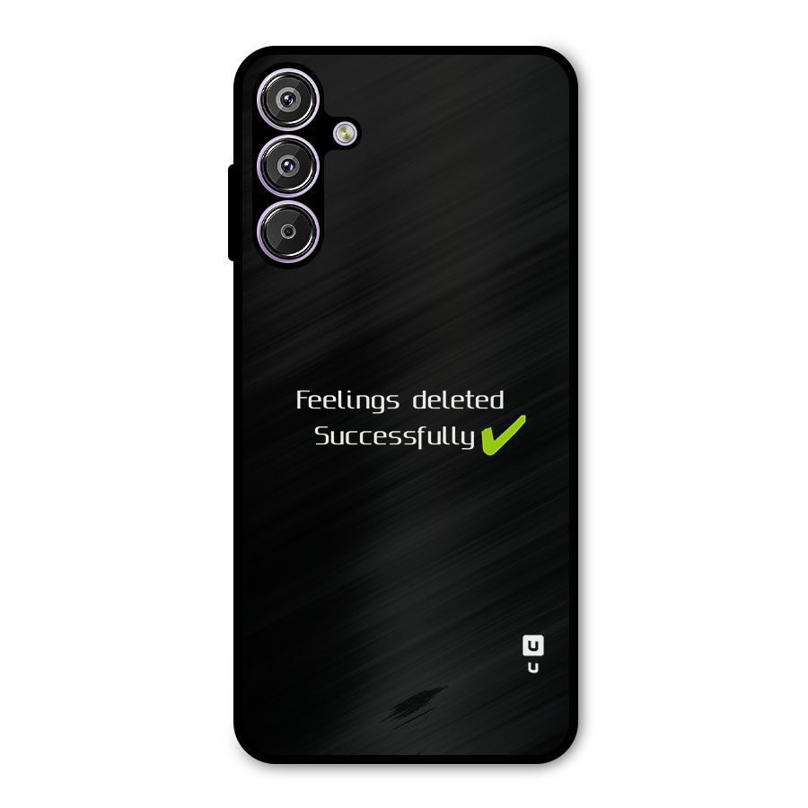 Feelings Deleted Metal Back Case for Galaxy M15