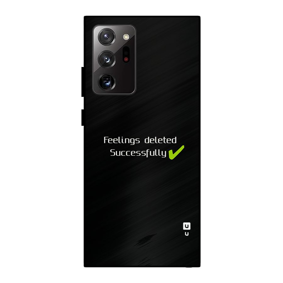 Feelings Deleted Metal Back Case for Galaxy Note 20 Ultra