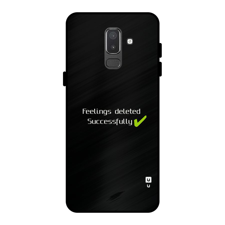 Feelings Deleted Metal Back Case for Galaxy On8 (2018)