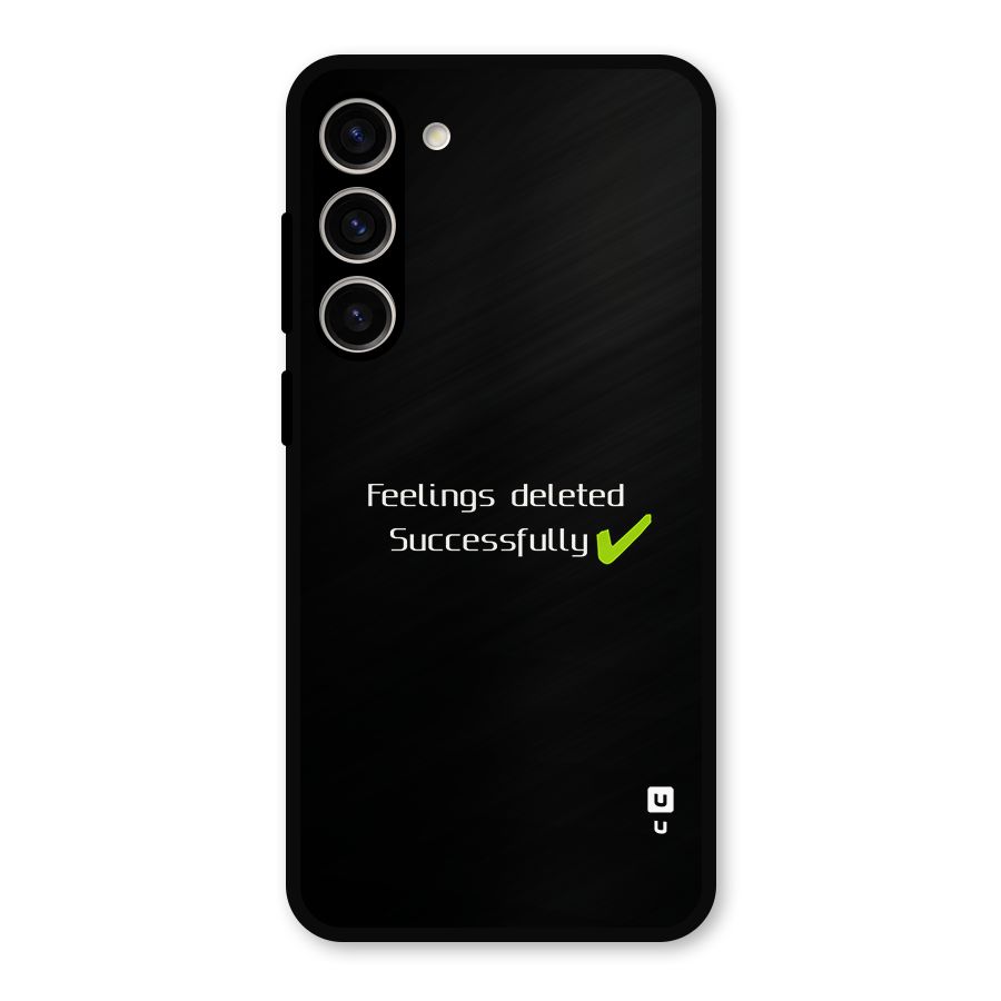 Feelings Deleted Metal Back Case for Galaxy S23 Plus